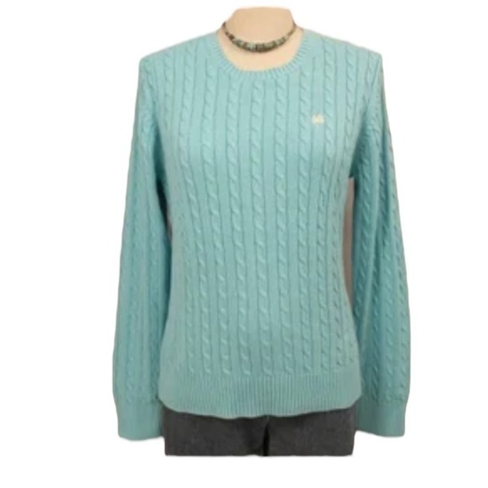 Lilly Pulitzer Cotton Cable Sweater Size M